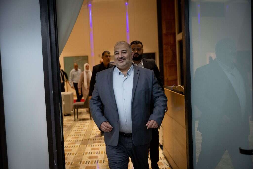 "בשום אופן לא הולכים עם רע"ם. הנושא עלה ונותח". מנסור עבאס. | יונתן זינדל, פלאש 90