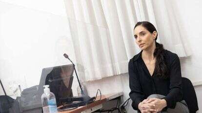 פולינה גובזמן-קריב מעידה במשפט נתניהו. | אוליבייה פיטוסי, פלאש 90