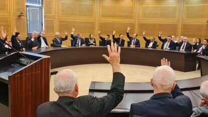 ישיבת סיעת הליכוד לפני כחודש