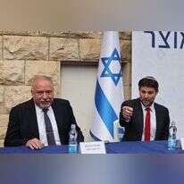 בצלאל סמוטריץ' ואביגדור ליברמן. | יונתן זינדל, פלאש90