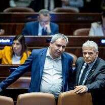 יאיר לפיד וזאב אלקין. | יונתן זינדל, פלאש90