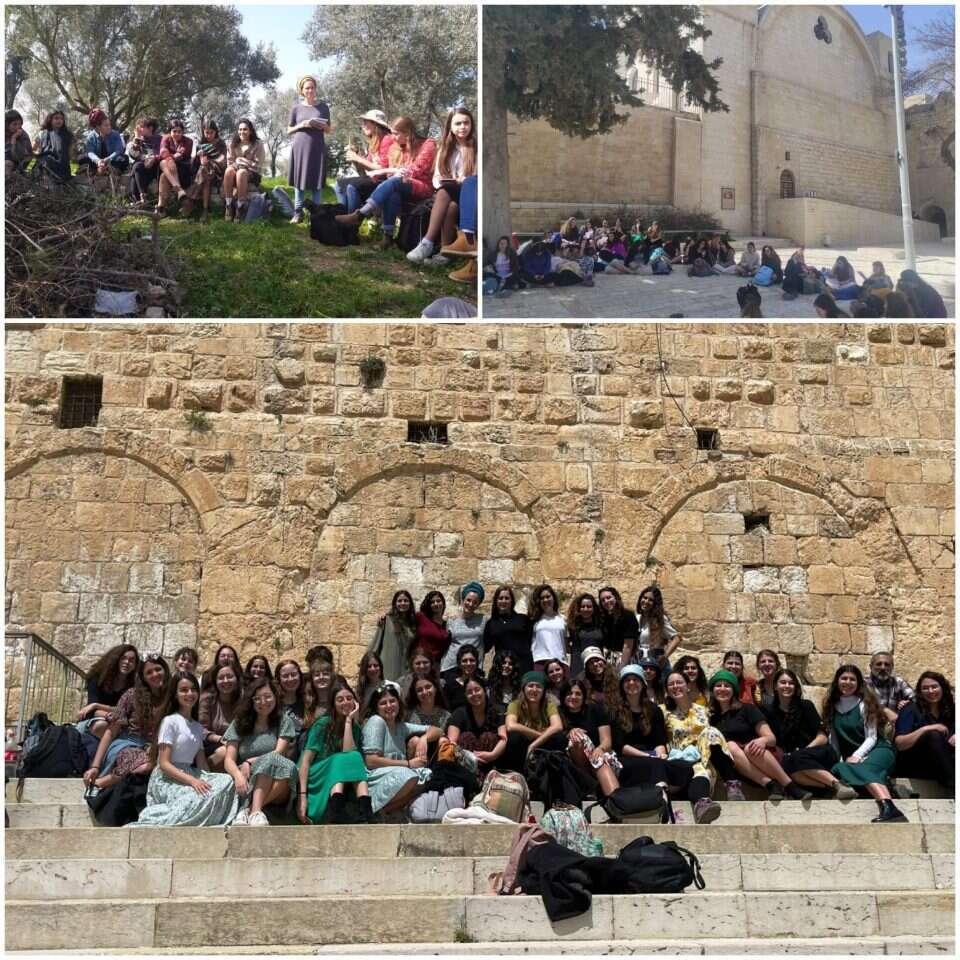 "הסתכלנו מהחלון והבנו שאנחנו צריכים להתחבר לטבע". בנות האולפנה בערד. מתוך דף הפיסבוק של אולפנת בני עקיבא לחינוך סביבתי ערד