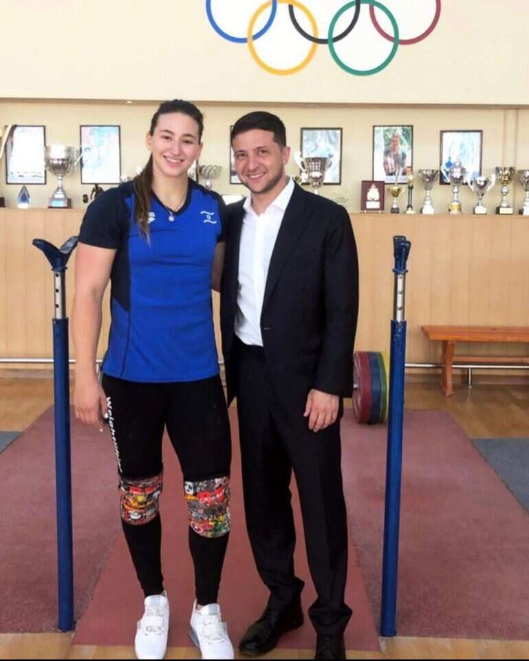 תומכים יחד באוקראינה. עם זלנסקי בשנה שעברה. | באדיבות המרואיינת