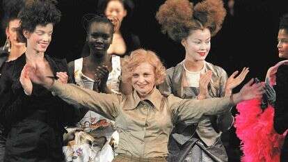 מעצבת האופנה הבריטית ויויאן וסטווד. | AFP