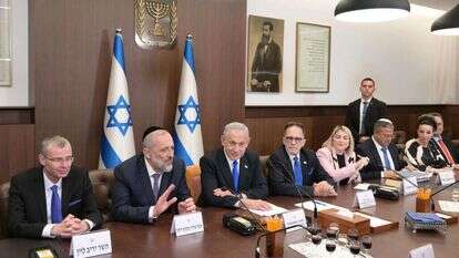 ישיבת הממשלה הראשונה, בשבוע שעבר. | יונתן זינדל, פלאש 90