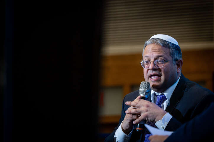 השר איתמר בן גביר. | יונתן זינדל, פלאש 90