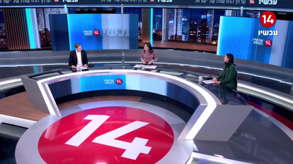 אולפן ערוץ 14, אילוסטרציה. | מסך