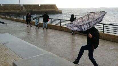 גשם ורוח בעכו, אילוסטרציה. | מיכאל גלעדי, פלאש 90