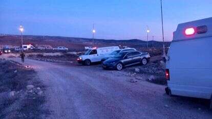 זירת הפיגוע בחוות יהודה. | תיעוד מבצעי מד"א