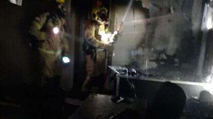 שריפה במשרדי עמותת  "מתנת חיים" בירושלים. | מ.כץ