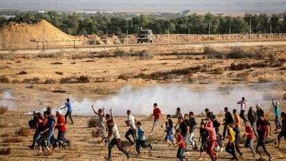 צעדות השיבה ברצועת עזה, 2018. | עבד רחים חטיב, פלאש 90