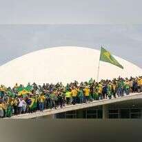 המפגינים בברזיל בשבוע שעבר. | AFP