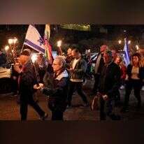 מפגינים בתל אביב בשבוע שעבר. | AFP