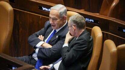 לוין ונתניהו. | נועם מושקוביץ/דוברות הכנסת
