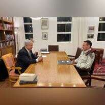 ראש הממשלה בנימין נתניהו עם הרמטכ"ל רא"ל הרצי הלוי. ללא קרדיט