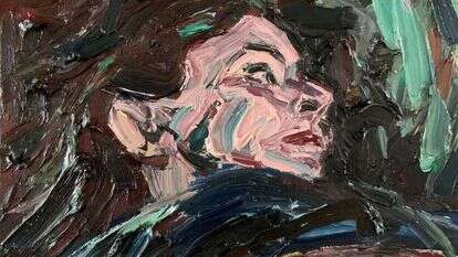 לפעמים הדיכאון הוא כמו כוח טבע. אלכס קרמר, שמן על בד, 2022. באדיבות רוטשילד אמנות