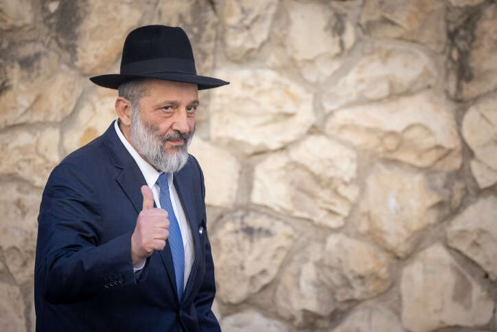 אריה דרעי. | יונתן זינדל, פלאש 90