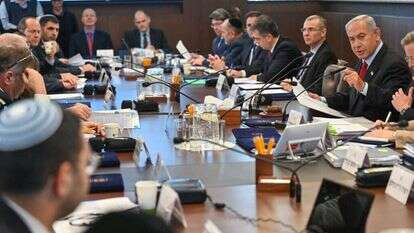 ישיבת הממשלה, מוקדם יותר היום. | קובי גדעון /לע"מ