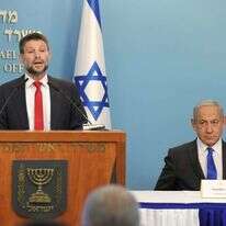 סמוטריץ' ונתניהו. | EPA