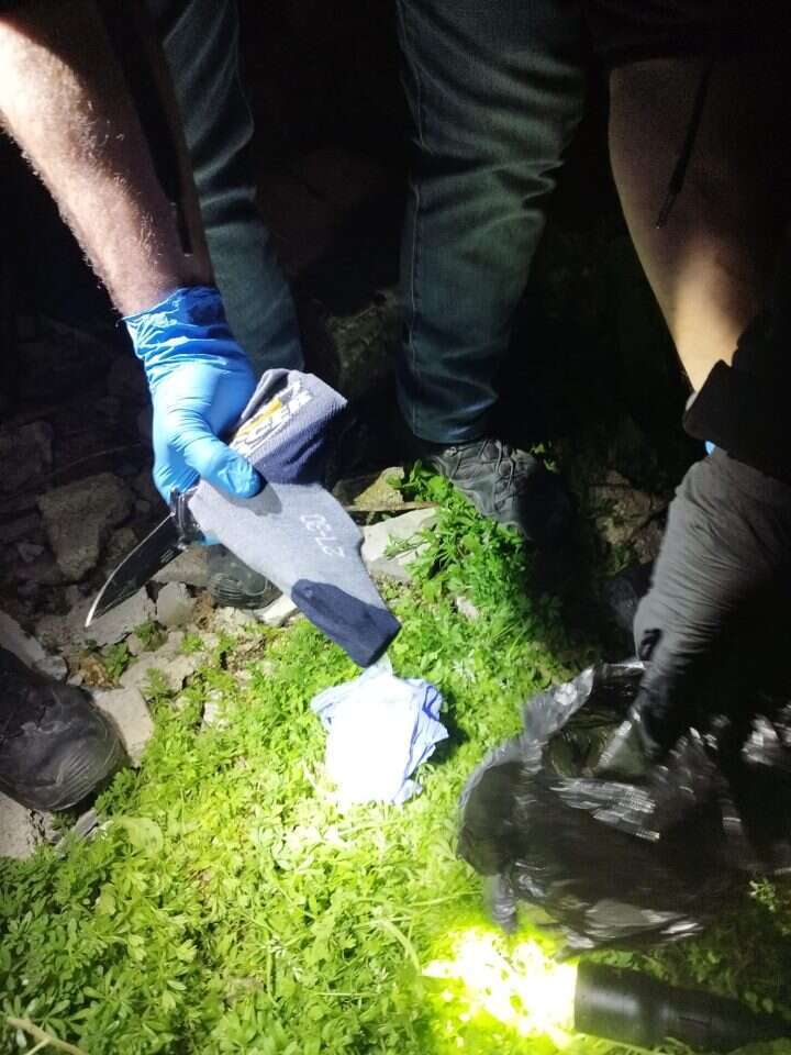 אקדח שנתפס הבוקר בלוד. | דוברות המשטרה