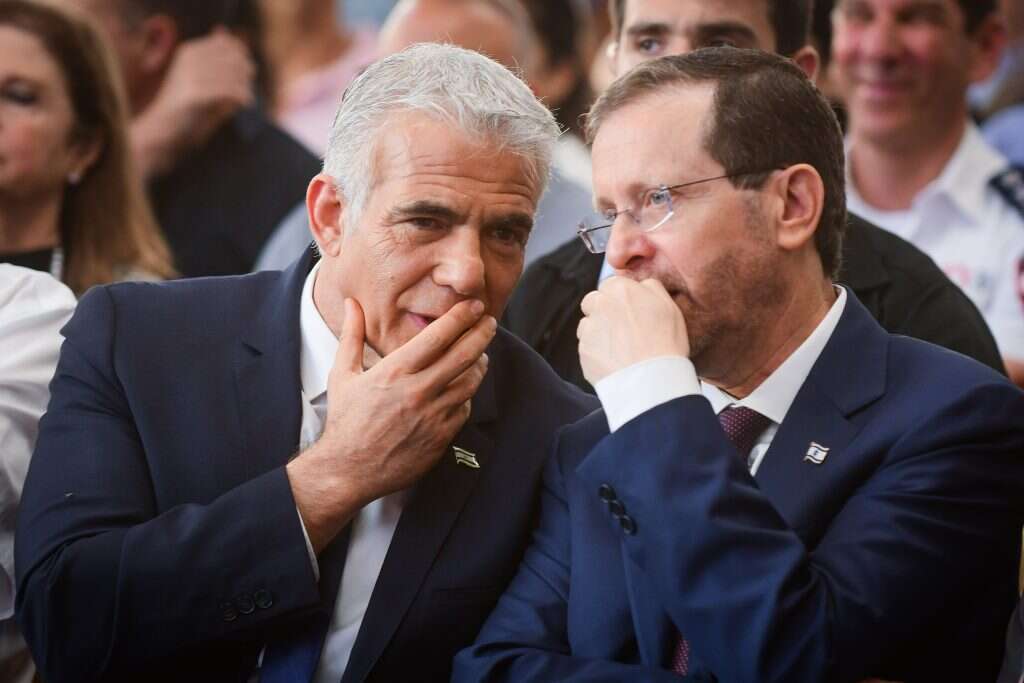 הרצוג ולפיד. | אבשלום ששוני, פלאש 90