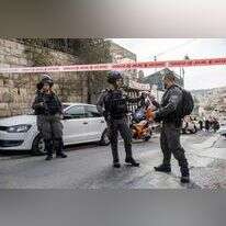 זירת הפיגוע בעיר דוד. | יונתן זינדל, פלאש 90