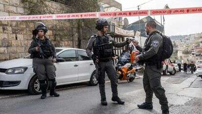 זירת הפיגוע בעיר דוד. | יונתן זינדל, פלאש 90