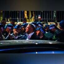 בן גביר בזירת הפיגוע בנווה יעקב, בליל שבת. | אוליבייה פיטוסי, פלאש 90