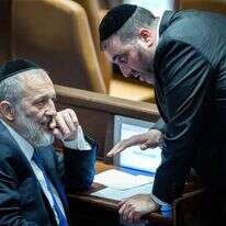 משה ארבל ואריה דרעי. | יונתן זינדל, פלאש 90