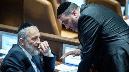 משה ארבל ואריה דרעי. | יונתן זינדל, פלאש 90