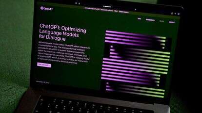 דף הבית של ChatGPT  באתר OpenIA | EPA