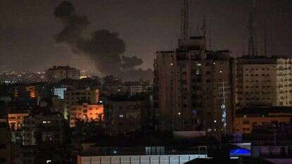 תקיפת צה"ל בעזה, הלילה. | אתייה מוחמד, פלאש 90