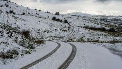 שלג בצפון הגולן, הבוקר. | מיכאל גלעדי, פלאש 90