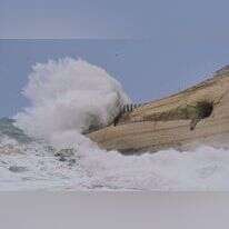 התנפצות הגלים בשמורת ראש הנקרה. | מחמוד נסאר רשות הטבע והגנים