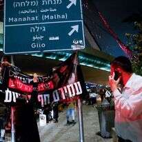 הפגנה למען שחרור עמירם בן אוליאל, | אוליבייה פיטוסי, פלאש 90