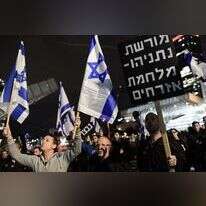 הפגנה נגד הרפורמה במערכת המשפט. | תומר נויברג, פלאש 90
