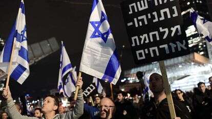 הפגנה נגד הרפורמה במערכת המשפט. | תומר נויברג, פלאש 90