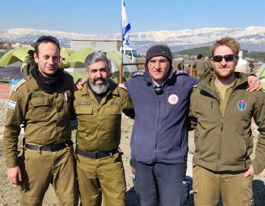 חלק מחברי המשלחת הישראלית לחילוץ בטורקיה. | דוברות מד"א