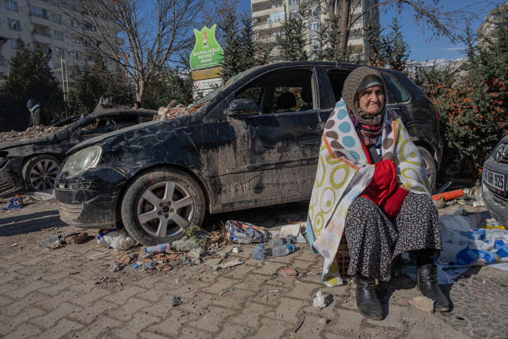 נזקי רעידת האדמה בטורקיה. | אריק מרמור, פלאש 90