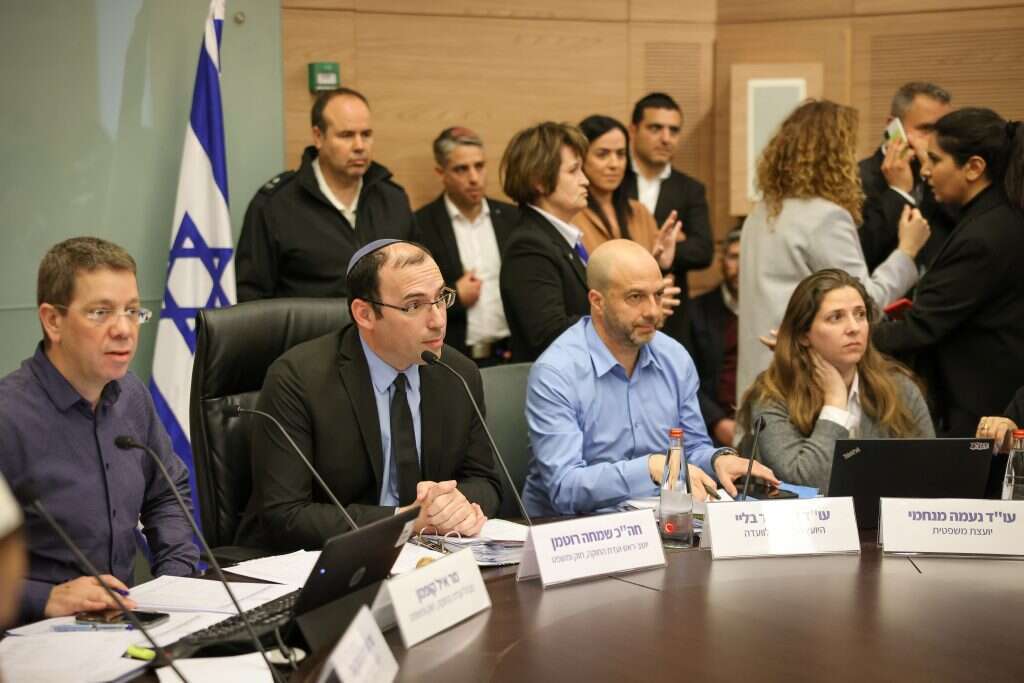 ח"כ רוטמן בועדת חוקה. | נועם מושקוביץ, דוברות הכנסת