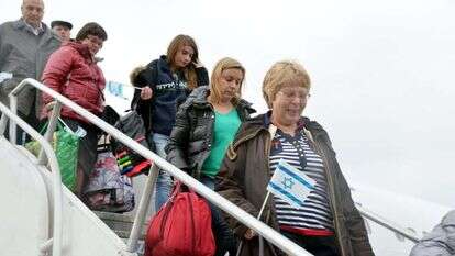 עולים מאוקראינה. למצולמים אין קשר לכתבה. | פלאש90