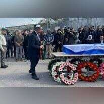 איתמר בן גביר בטקס הלוויה. | לשכת השר לביטחון לאומי