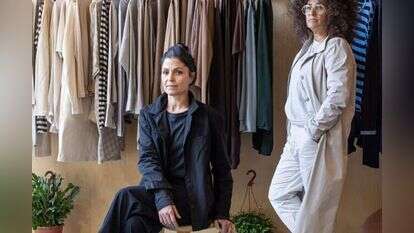 שרה קסטן וקרן לוי, בעלות המותג "שתיים". | אבישג שאר–ישוב