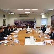 סמוטריץ' בפגישה עם ראשי הבנקים, השבוע. | דוברות משרד האוצר