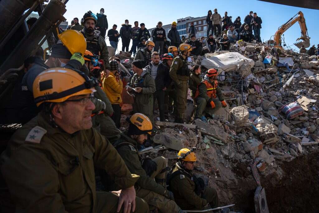 משלחת החילוץ של פיקוד העורף בטורקיה. | אריק מרמור, פלאש 90