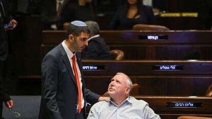 שלמה קרעי ודודי אמסלם. | נועם מושקוביץ/דוברות הכנסת