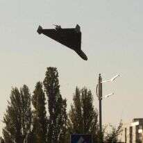 מזל"ט תוקף באוקראינה. אילוסטרציה. | יאסויושי שיבה. AFP