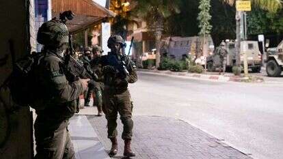 כוחות הביטחון במהלך הפעילות הלילה. | דובר צה"ל