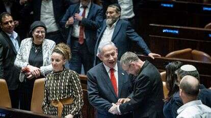 נתניהו ולוין. | יונתן זינדל. פלאש 90