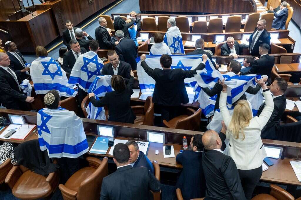 האןפוזיציה במחאה נדירה. | יונתן זינדל. פלאש 90